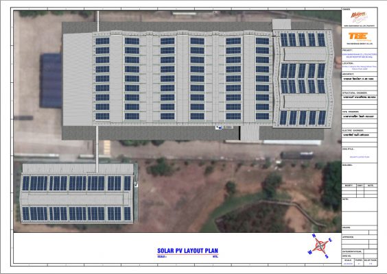 งานออกแบบ Solar PV Rooftop